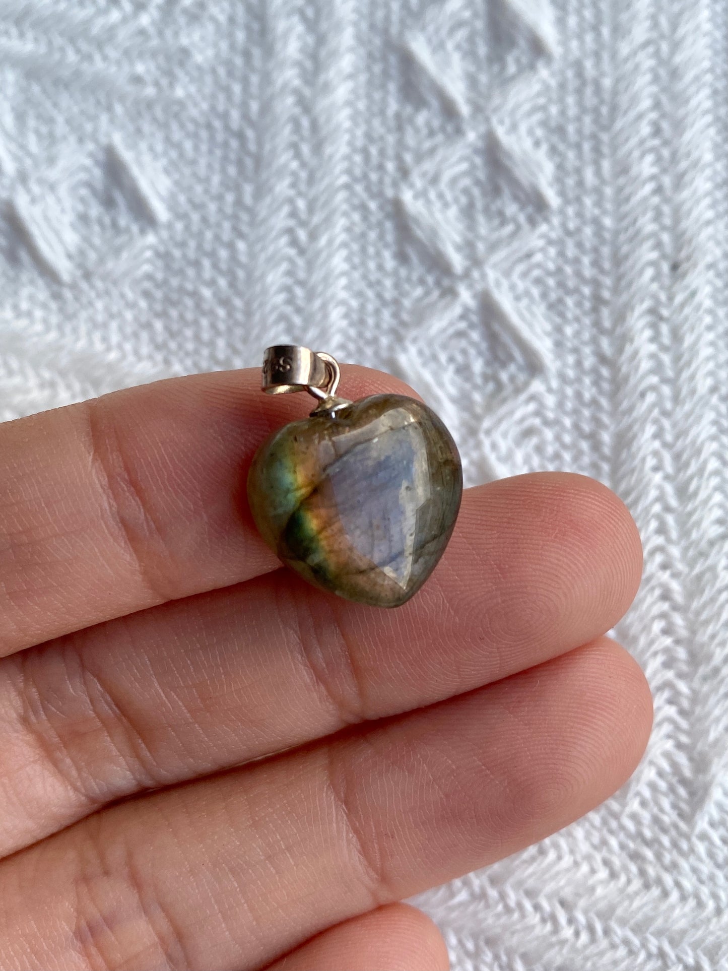 Labradorite Heart S925