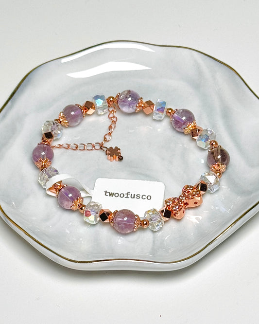 Ribbon Amethyst Bracelet