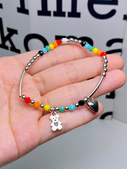Rainbow Bear Bracelet
