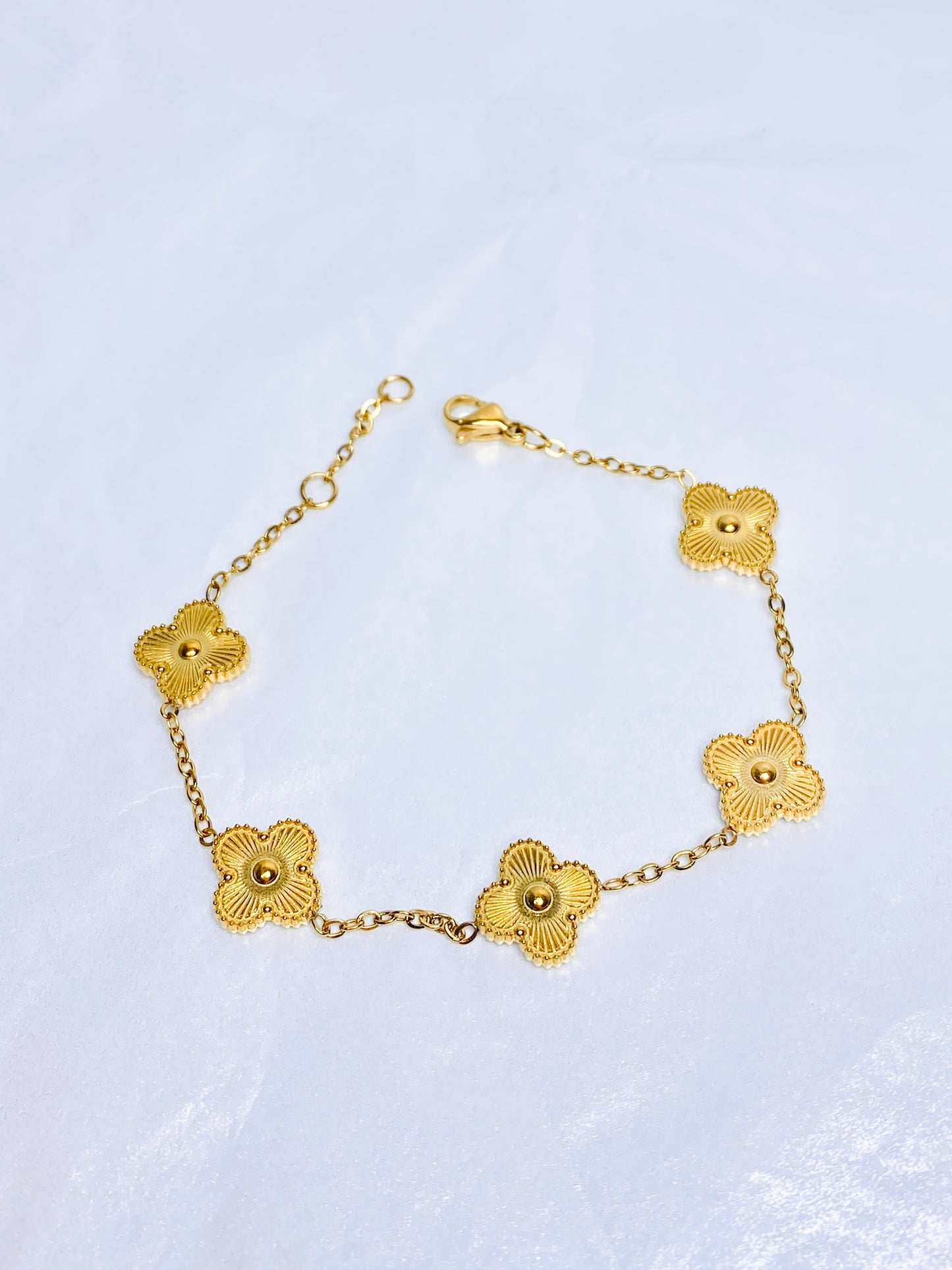 Golden Clover 18k Gold Plated Bracelet