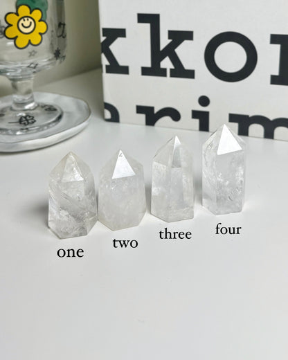 Clear Quartz Tower