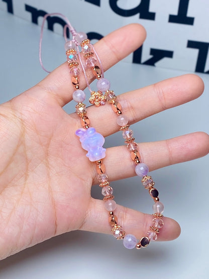 Pink Opalite Melody Phone Straps