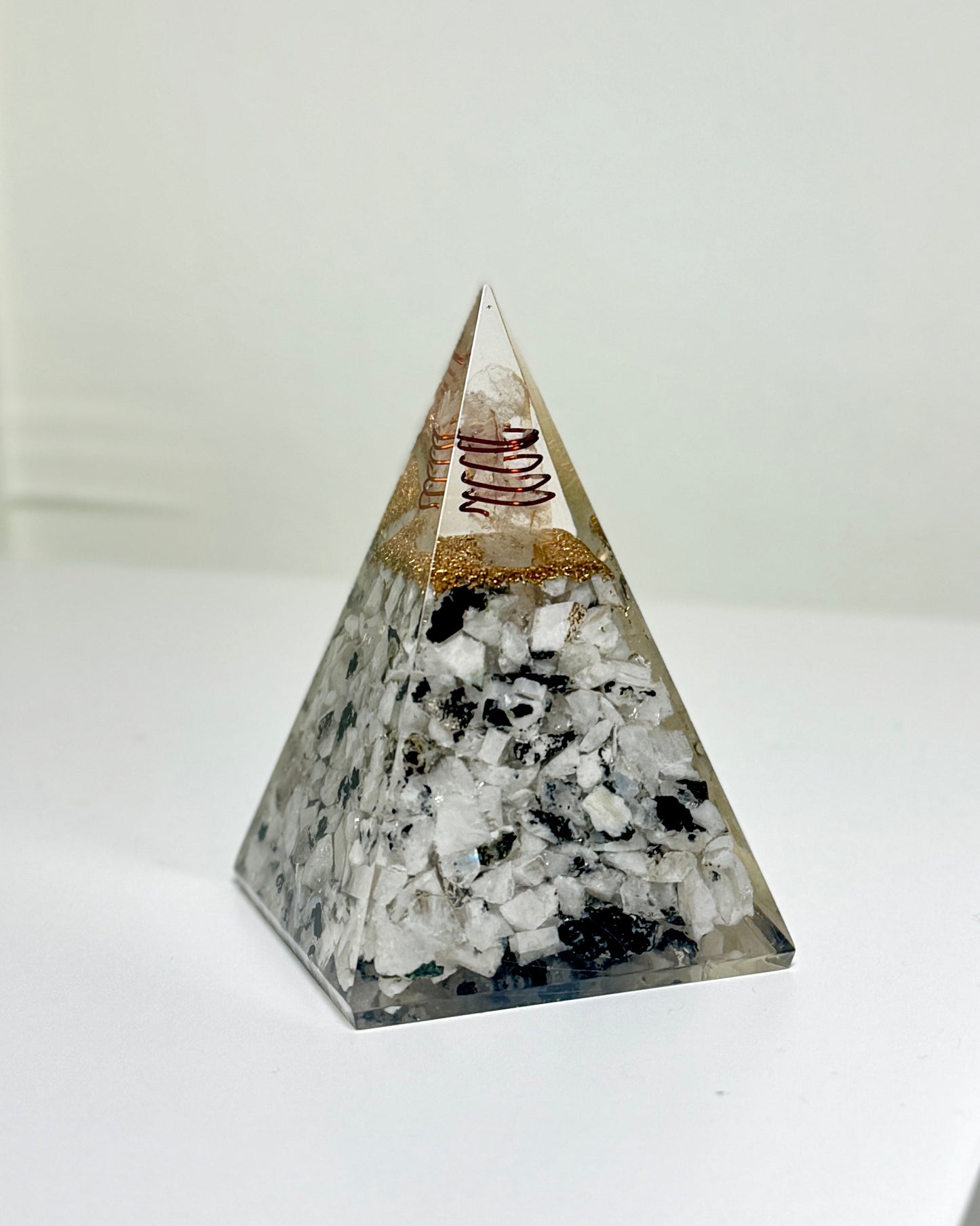 Rainbow Moonstone Pyramid