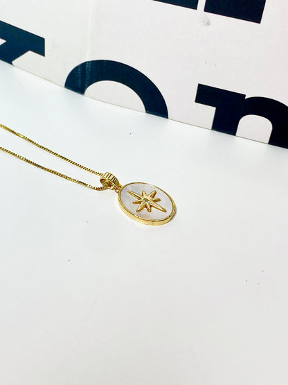 Starry Gem 18k Gold Plated Necklace