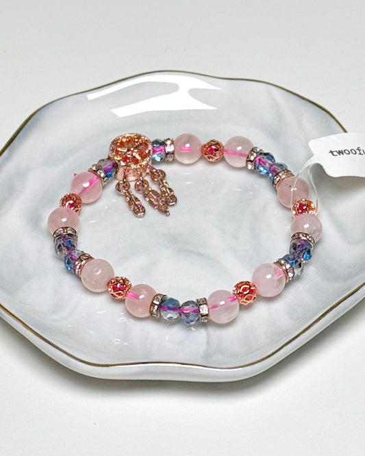 Dreamcatcher Rose Quartz Bracelet