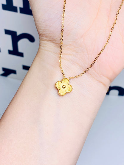 Golden Clover 18k Gold Plated Necklace