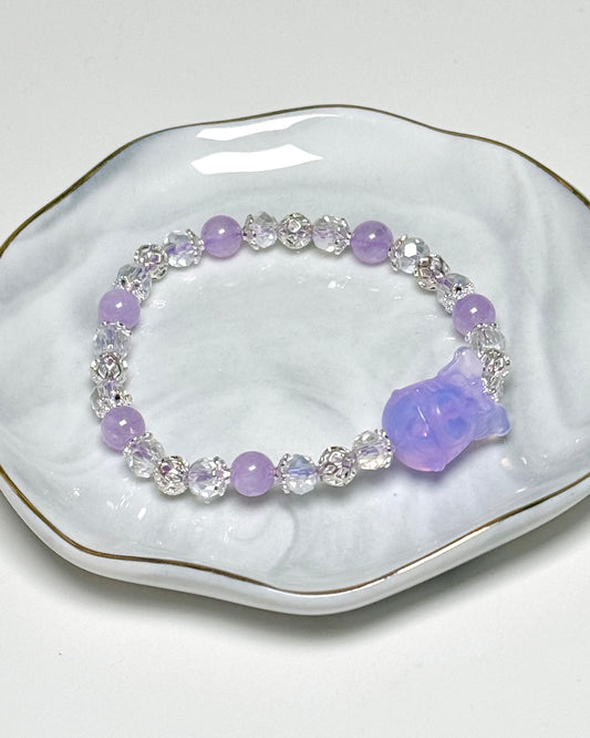 Kuromi Amethyst Bracelet