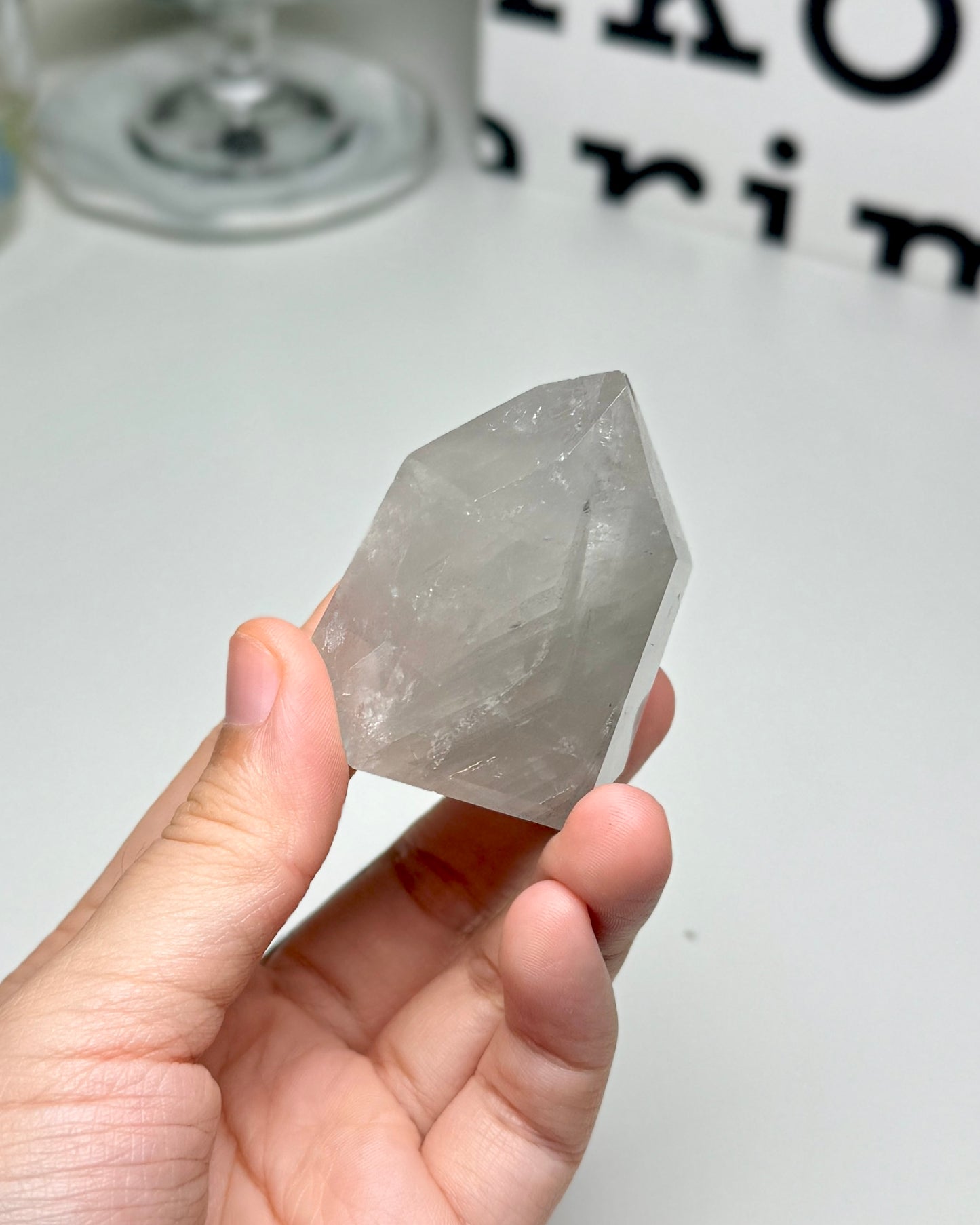 Grey Lithium Quartz Tower 76GL