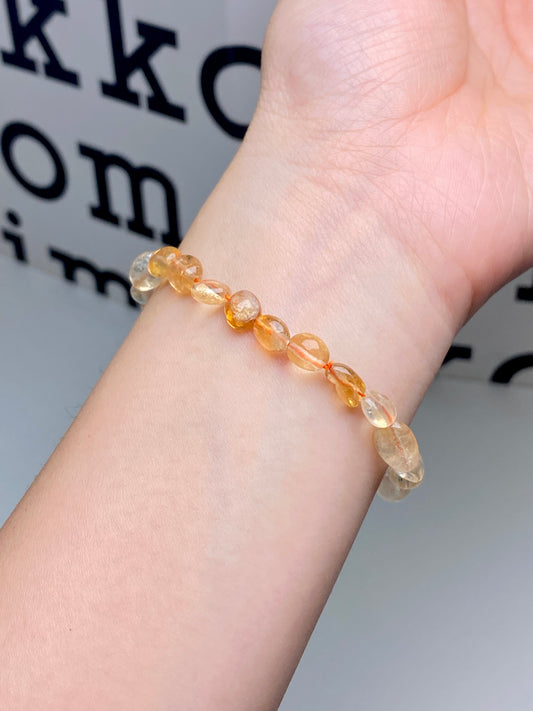 Citrine Oval Bracelet