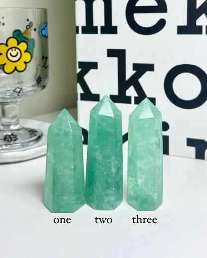 Green Fluorite Tower