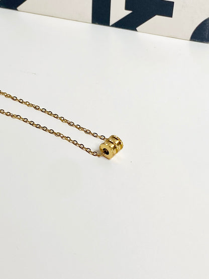 Timeless Allure 18k Gold Plated Necklace