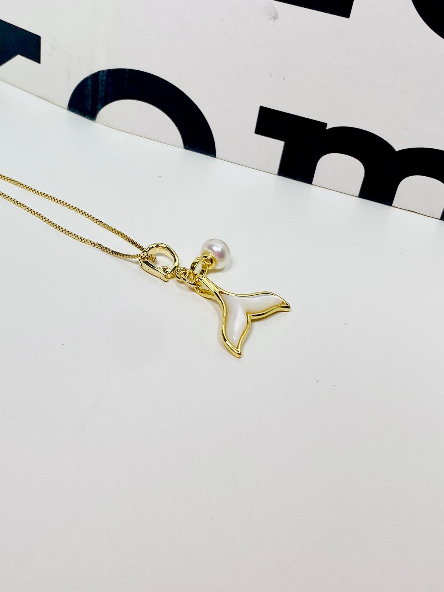 Enchanted Mermaid 18k Gold Plated Necklace