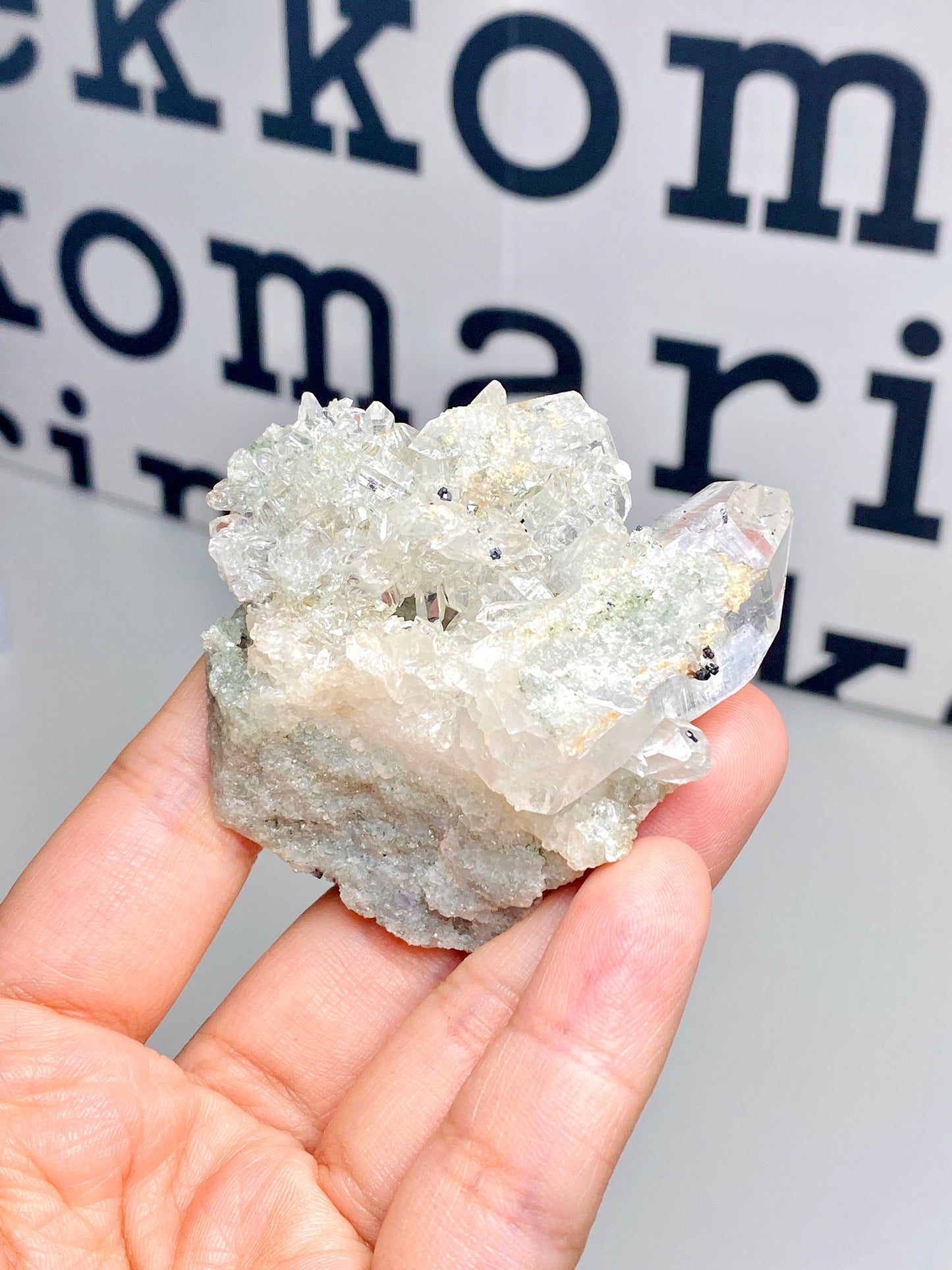 Himalayan Quartz Cluster with Chloride C2