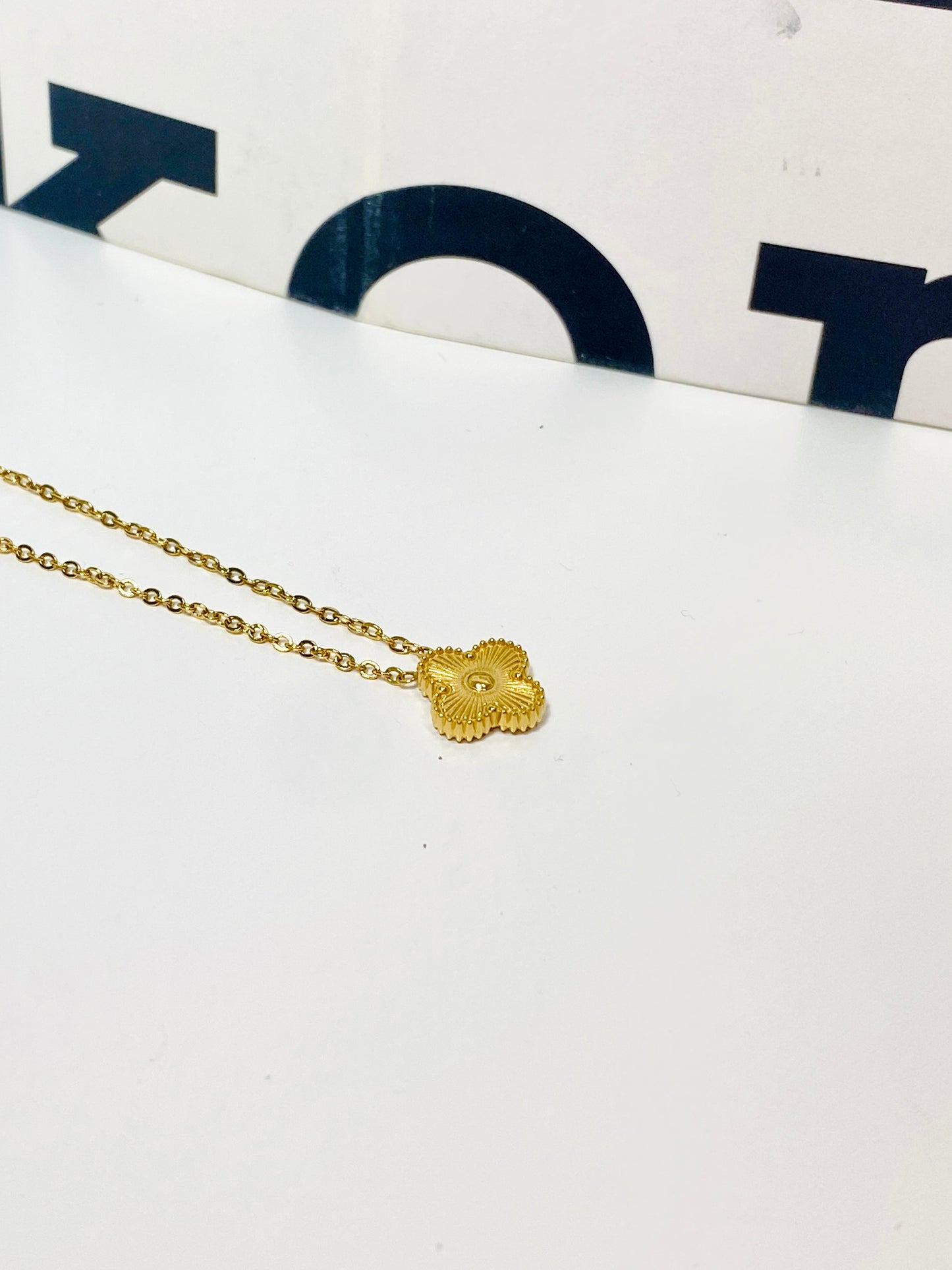Golden Clover 18k Gold Plated Necklace