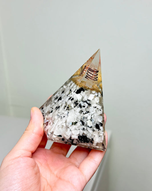 Rainbow Moonstone Pyramid