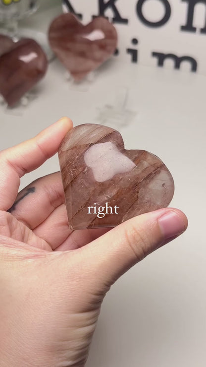 Fire Quartz Hearts