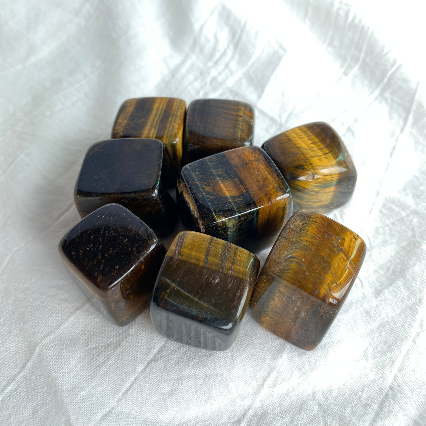 Yellow Tiger's Eye Cube